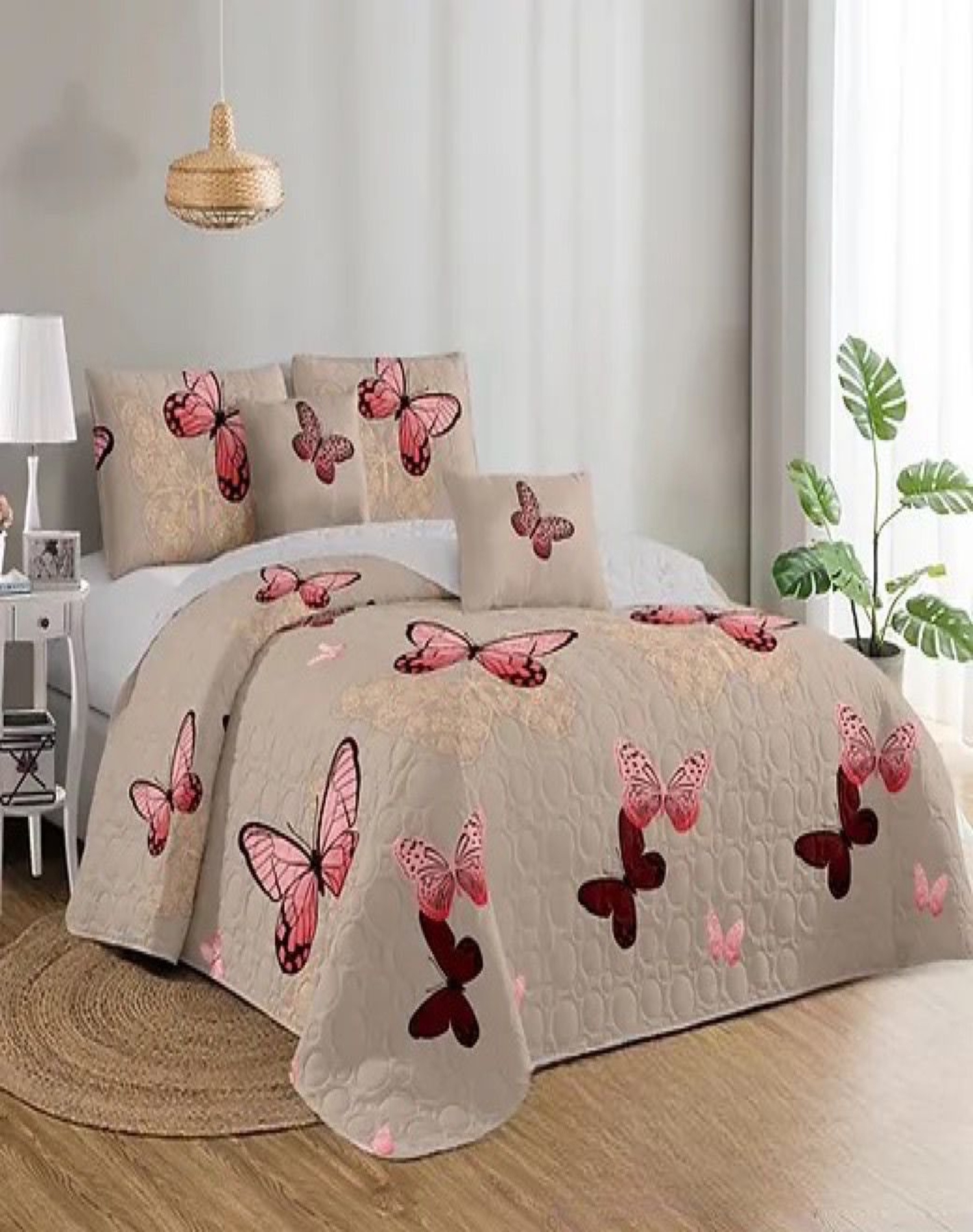 CUBRECAMA MULTICOLOR QUILT 2 PLAZAS VERANO LIGERO Y SUAVE E22 - 3