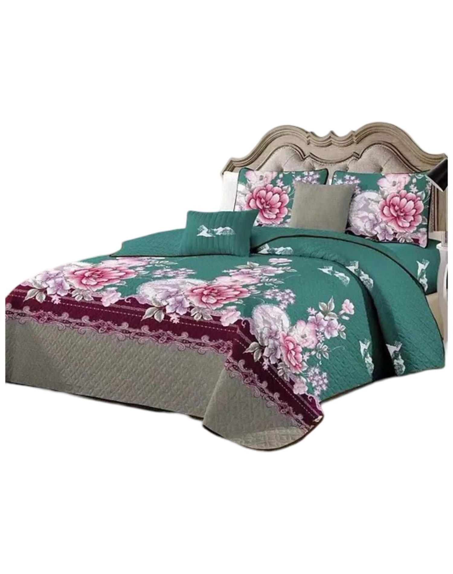 CUBRECAMA MULTICOLOR QUILT 2 PLAZAS VERANO LIGERO Y SUAVE E17 - 2