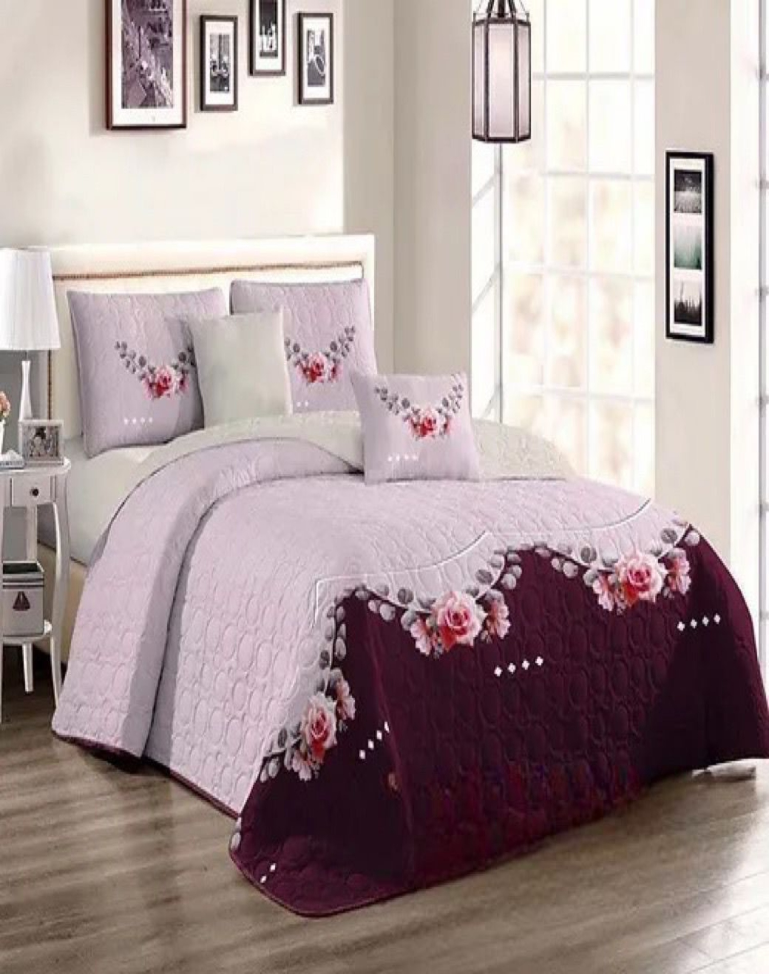 CUBRECAMA MULTICOLOR QUILT 2 PLAZAS VERANO LIGERO Y SUAVE E19 - 3