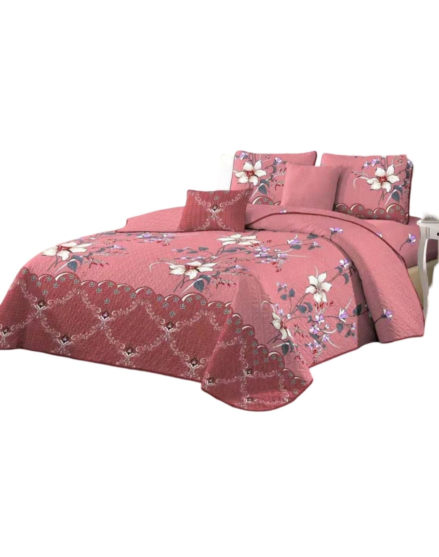 QUILT MULTICOLOR REVERSIBLE VERANO DISEÑO FRESCO D5 - 2
