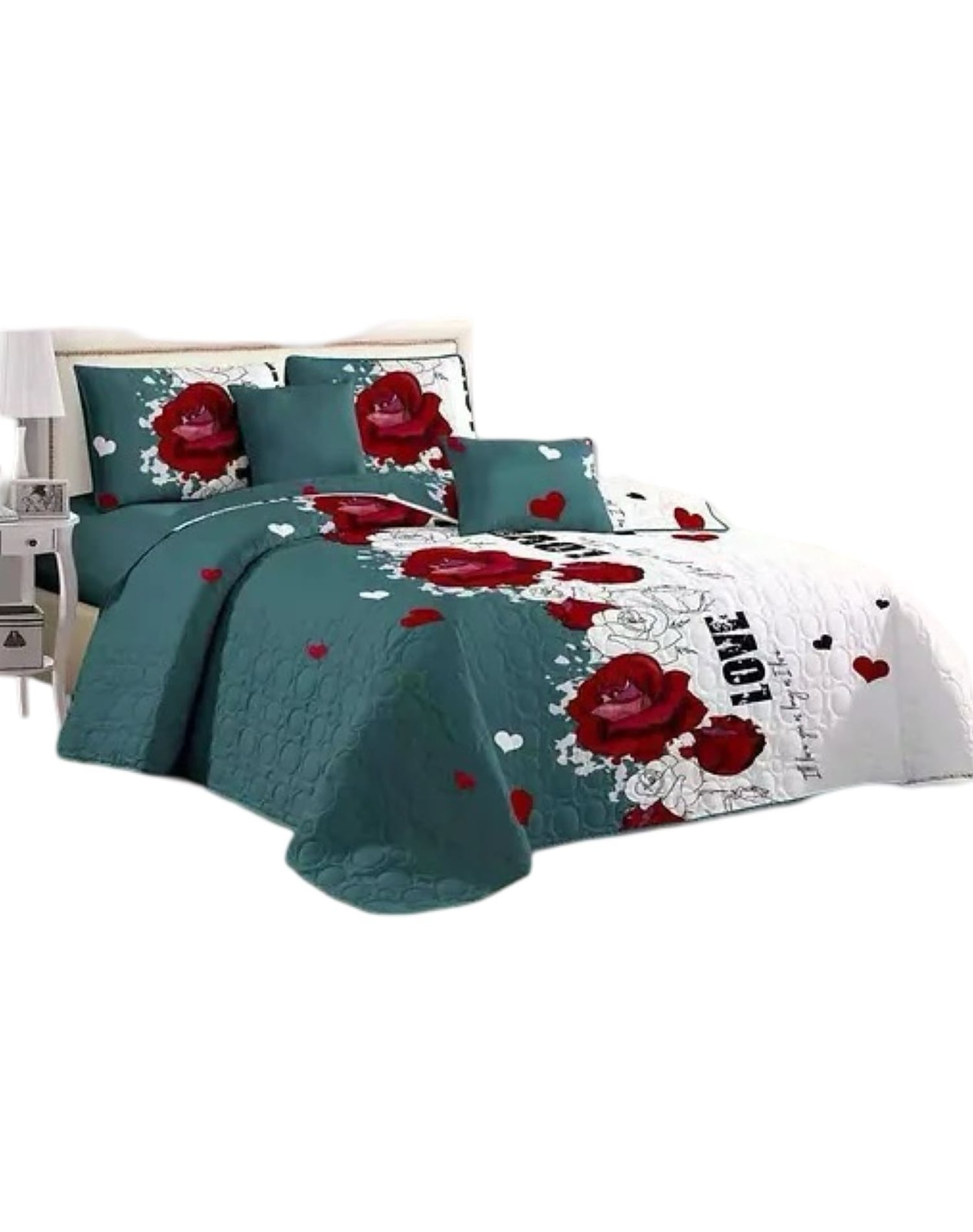 CUBRECAMA MULTICOLOR QUILT 2 PLAZAS VERANO LIGERO Y SUAVE E18 - 2