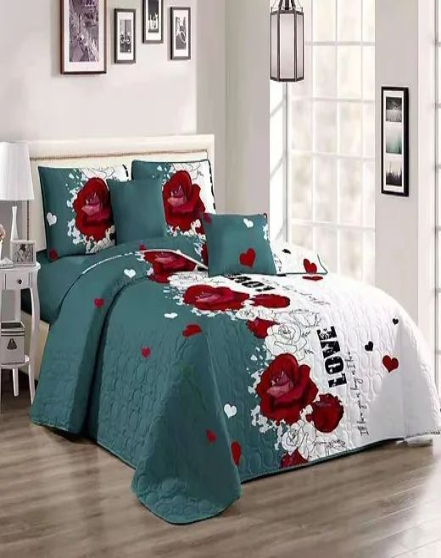 CUBRECAMA MULTICOLOR QUILT 2 PLAZAS VERANO LIGERO Y SUAVE E18 - 3