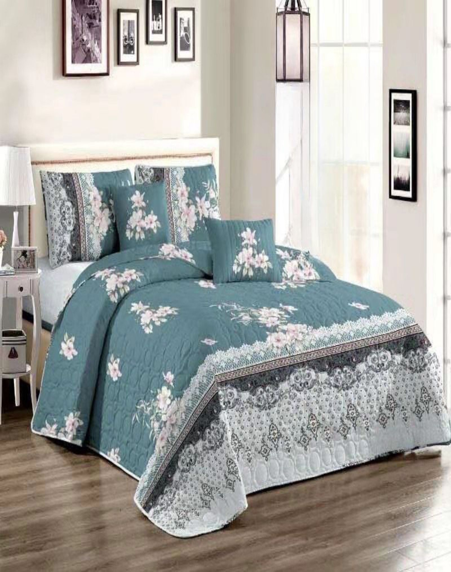 QUILT MULTICOLOR REVERSIBLE VERANO DISEÑO FRESCO D22 - 3