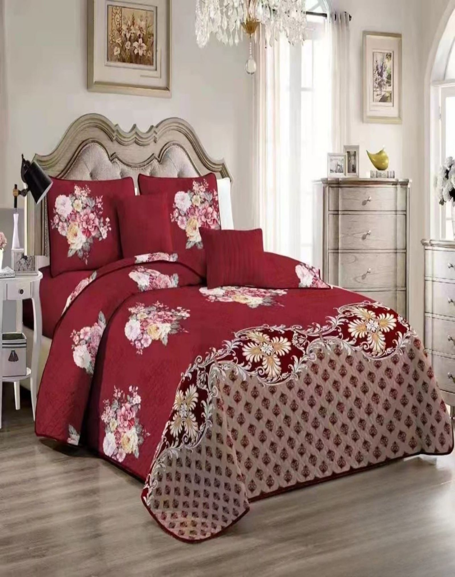 QUILT MULTICOLOR REVERSIBLE VERANO DISEÑO FRESCO D9 - 3