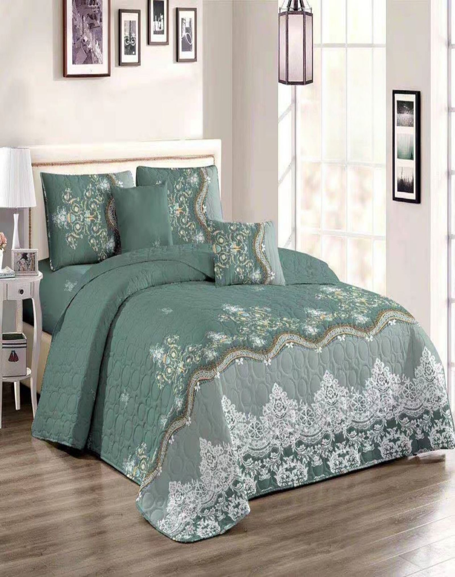 QUILT MULTICOLOR REVERSIBLE VERANO DISEÑO FRESCO D6 - 3