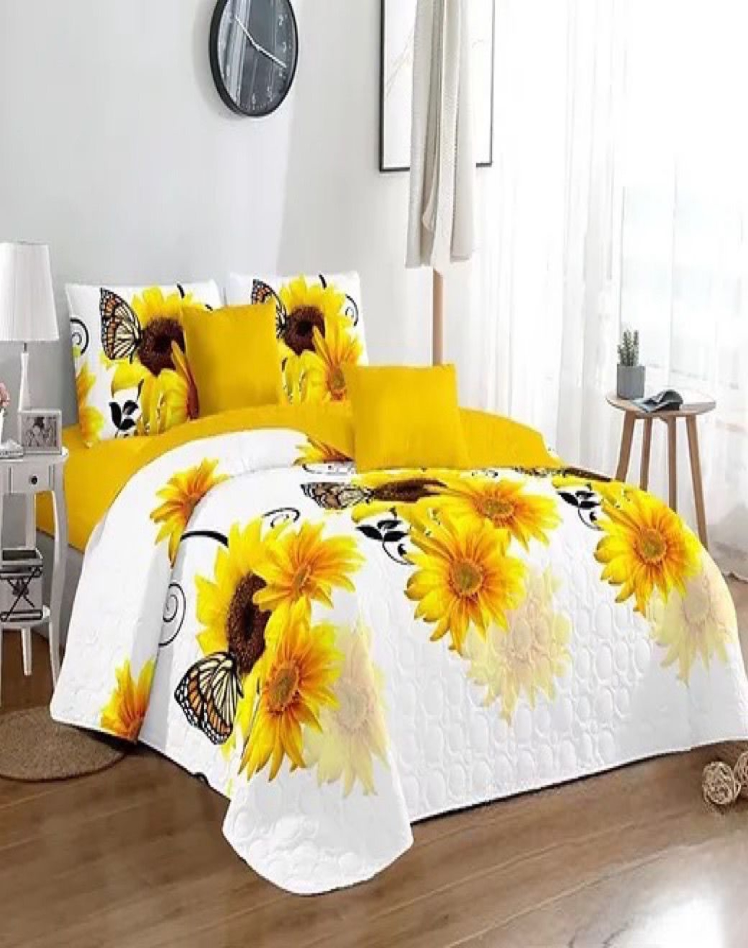 CUBRECAMA MULTICOLOR QUILT 2 PLAZAS VERANO LIGERO Y SUAVE E10 - 3