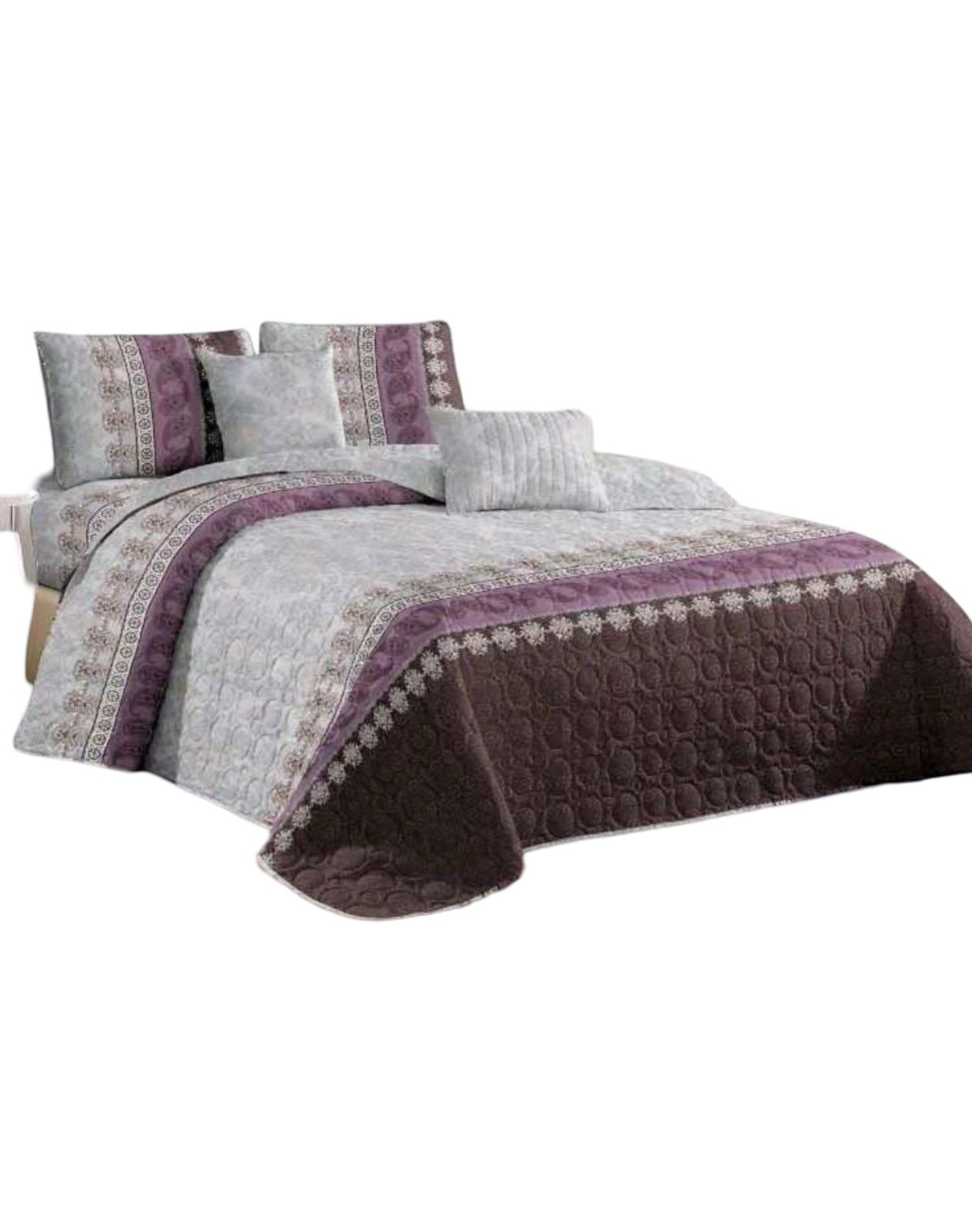 QUILT MULTICOLOR REVERSIBLE VERANO DISEÑO FRESCO D23 - 1