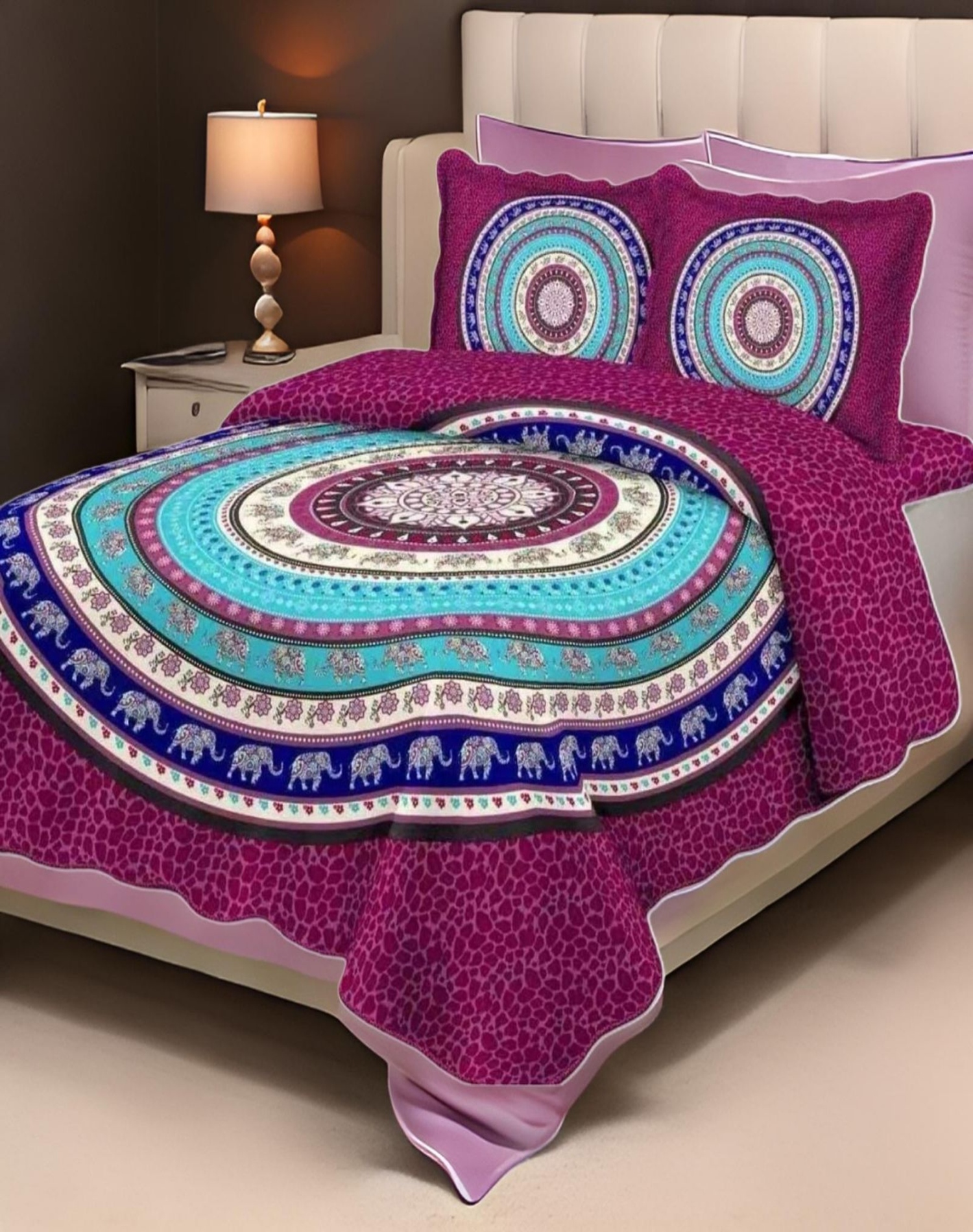 QUILT MULTICOLOR REVERSIBLE VERANO DISEÑO FRESCO D26 - 3