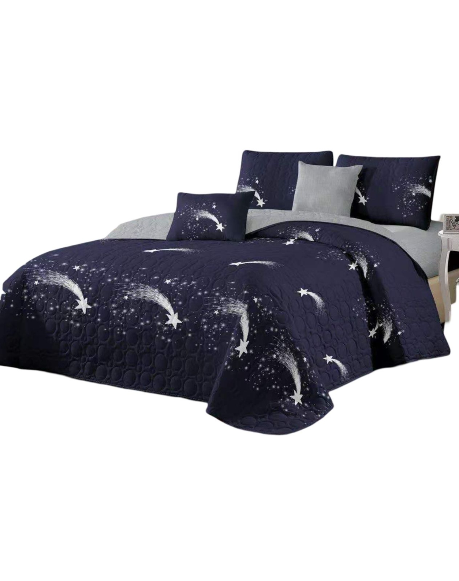 QUILT MULTICOLOR REVERSIBLE VERANO DISEÑO FRESCO D17 - 1