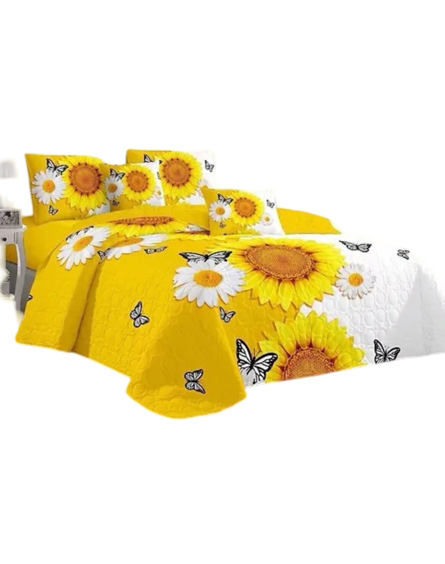 CUBRECAMA MULTICOLOR QUILT 2 PLAZAS VERANO LIGERO Y SUAVE E11 - 1