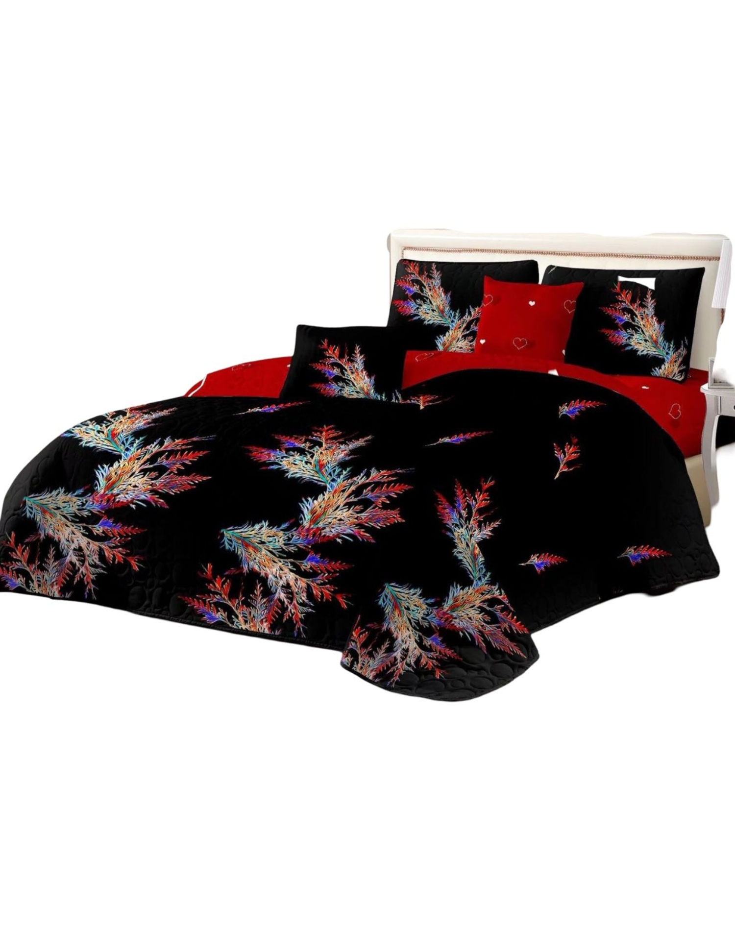 QUILT MULTICOLOR REVERSIBLE VERANO DISEÑO FRESCO D24 - 2