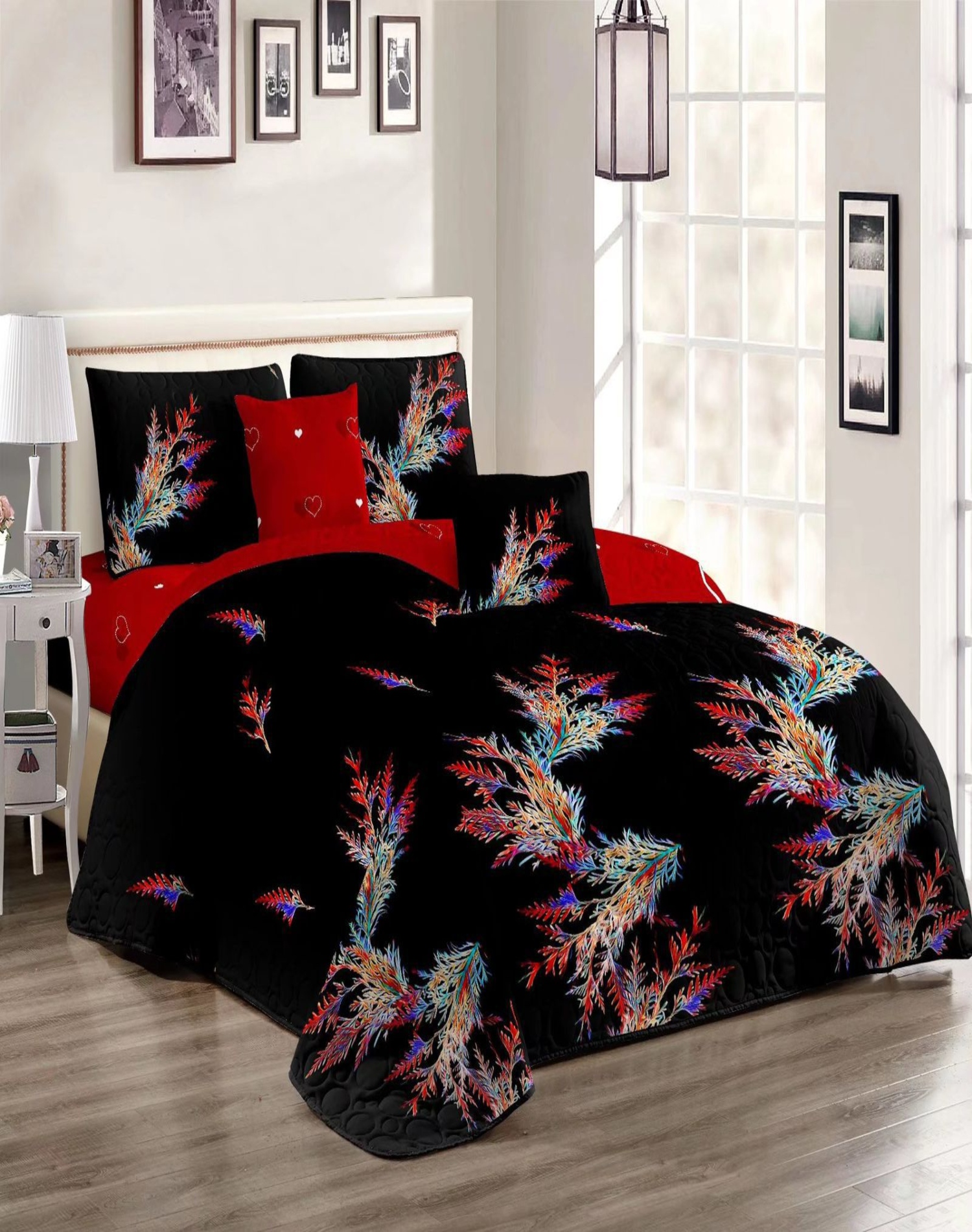 QUILT MULTICOLOR REVERSIBLE VERANO DISEÑO FRESCO D24 - 3