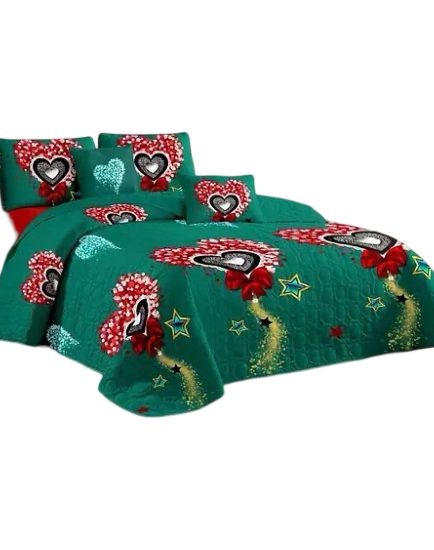 CUBRECAMA MULTICOLOR QUILT 2 PLAZAS VERANO LIGERO Y SUAVE E21 - 1