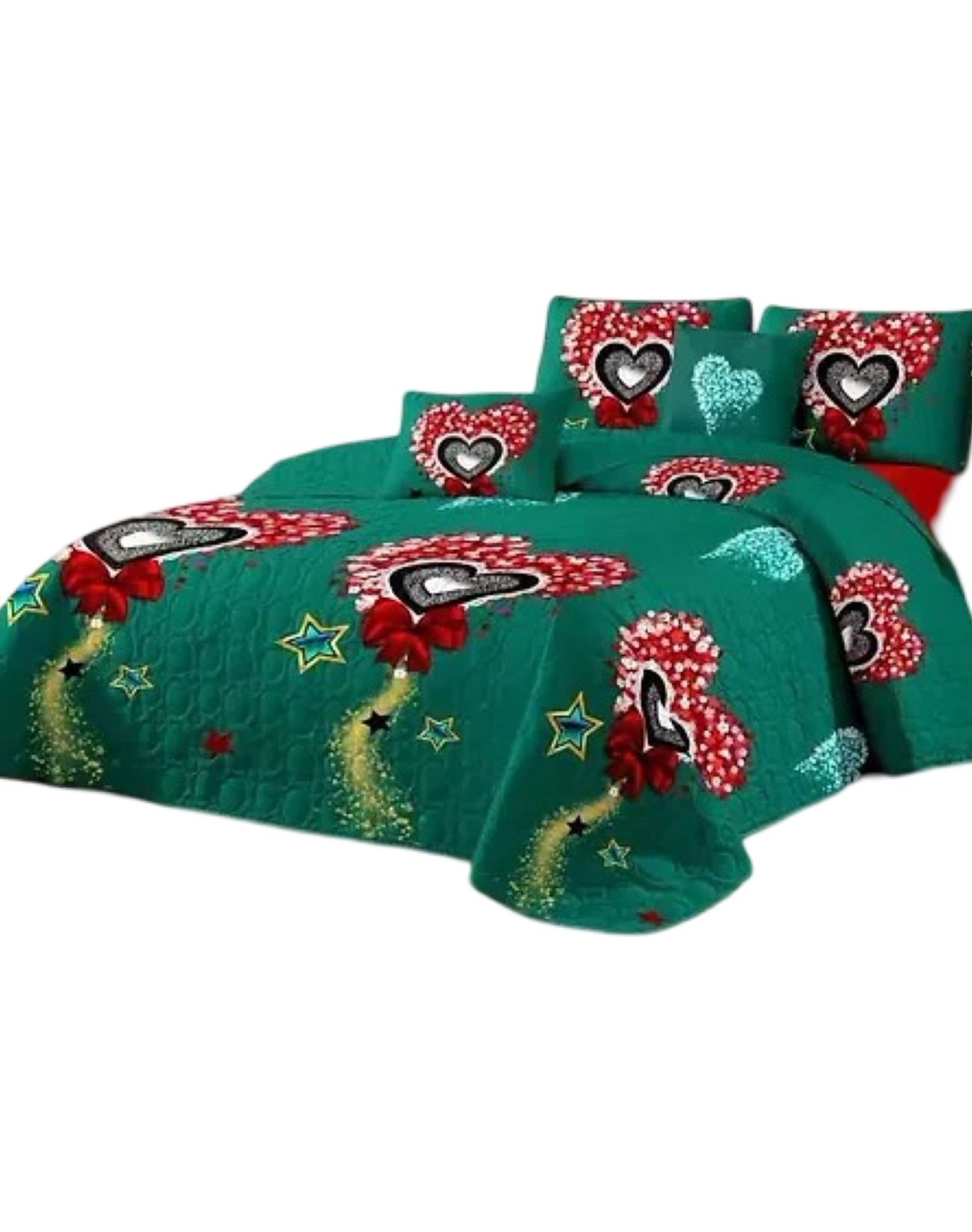 CUBRECAMA MULTICOLOR QUILT 2 PLAZAS VERANO LIGERO Y SUAVE E21 - 2