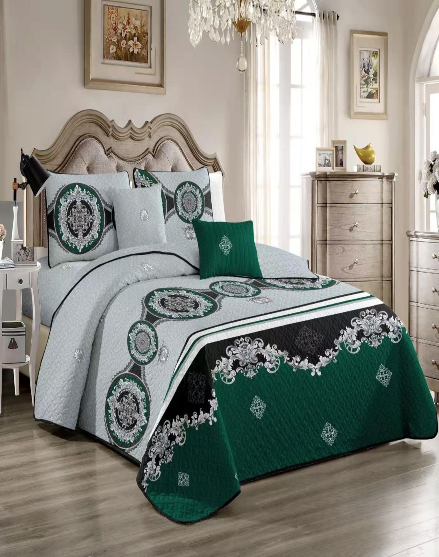 QUILT MULTICOLOR REVERSIBLE VERANO DISEÑO FRESCO D15 - 3
