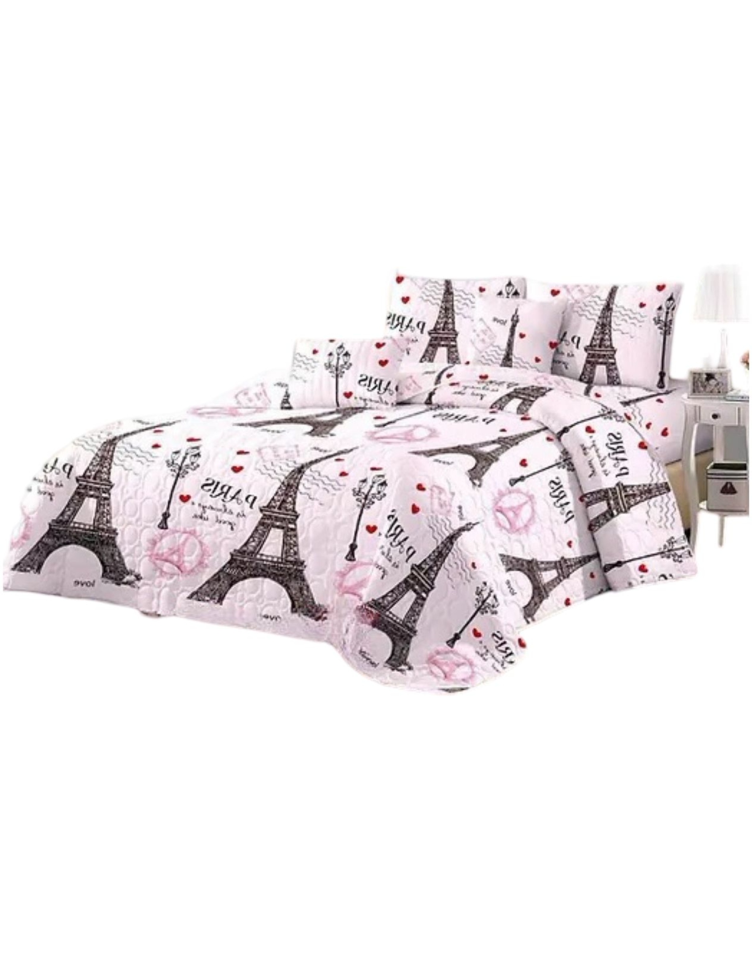 CUBRECAMA MULTICOLOR QUILT 2 PLAZAS VERANO LIGERO Y SUAVE E20 - 2