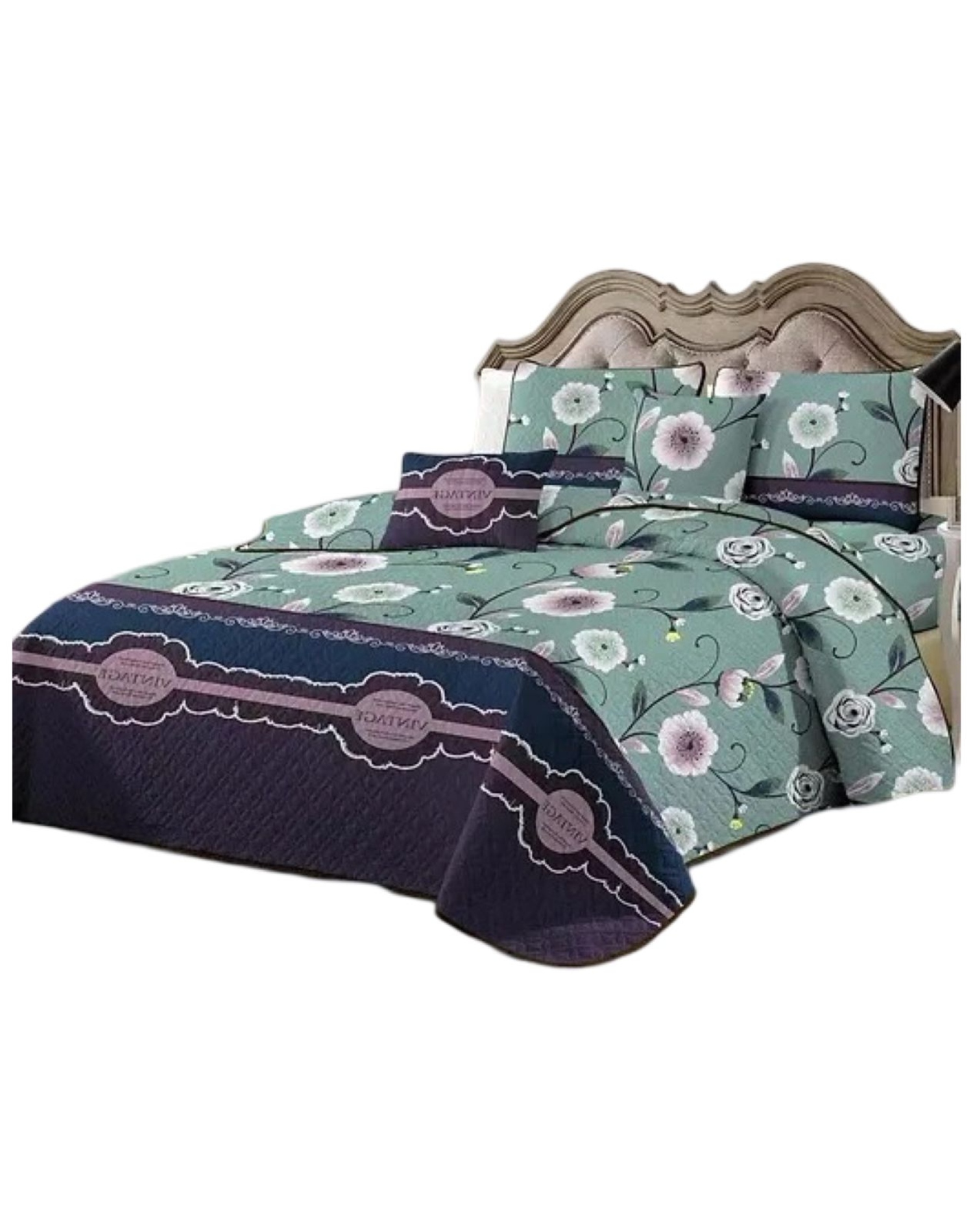 CUBRECAMA MULTICOLOR QUILT 2 PLAZAS VERANO LIGERO Y SUAVE E16 - 2