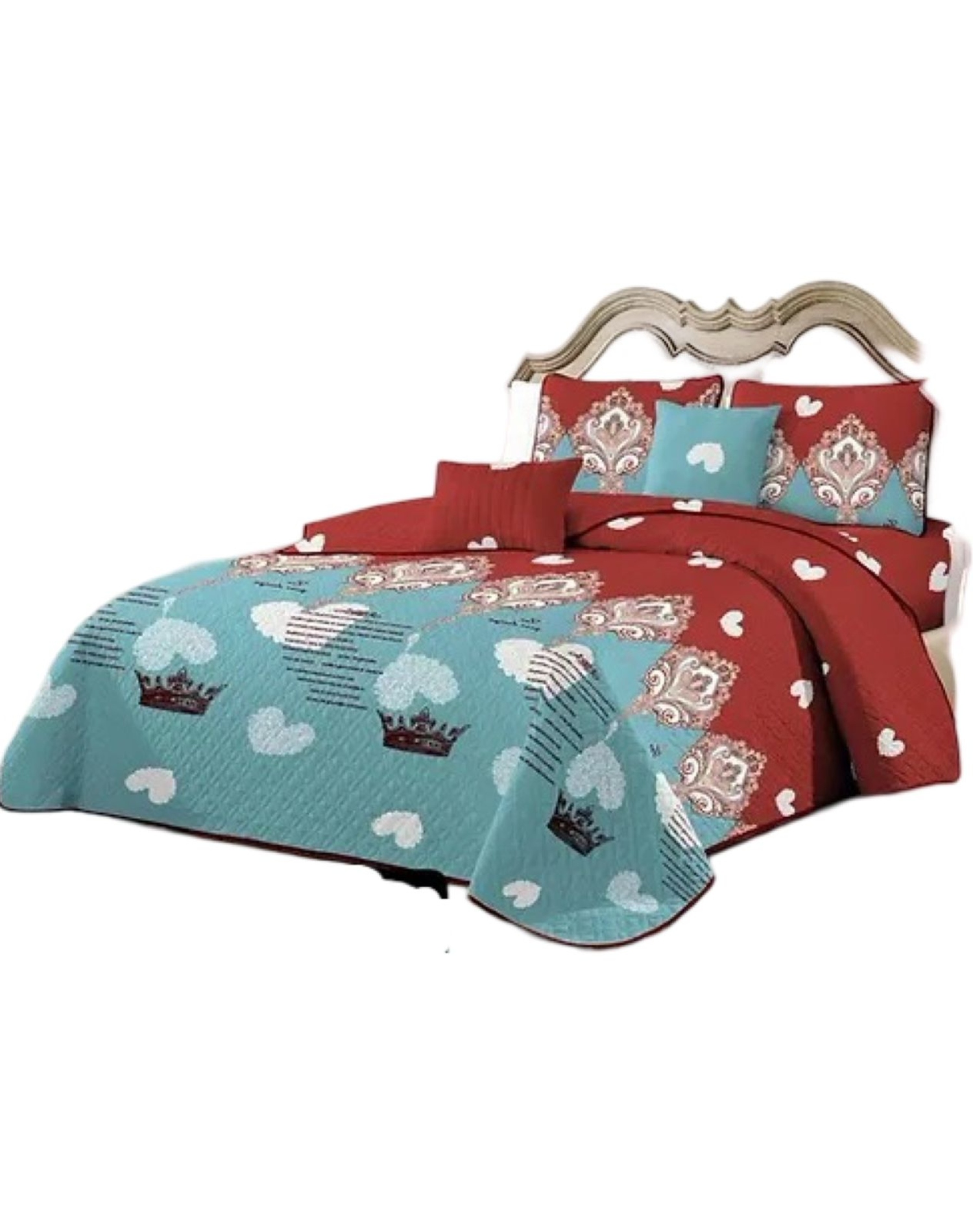 CUBRECAMA MULTICOLOR QUILT 2 PLAZAS VERANO LIGERO Y SUAVE E14 - 2