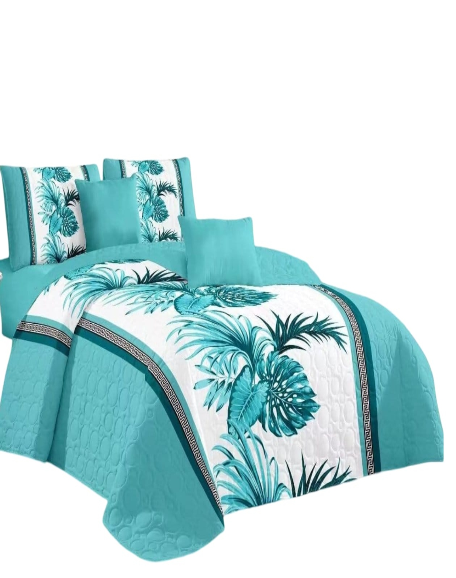 CUBRECAMA MULTICOLOR QUILT KING VERANO Y PRIMAVERA C5 - 1