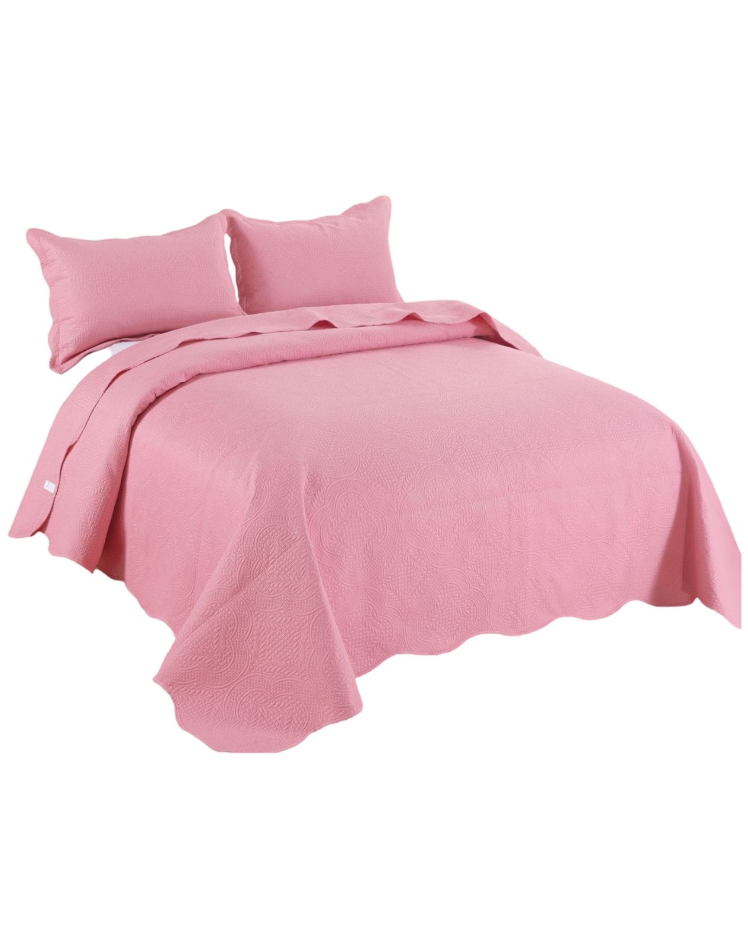 QUILT ROSA VERANO KING Y SUPER KING FRESCO D3 - 1