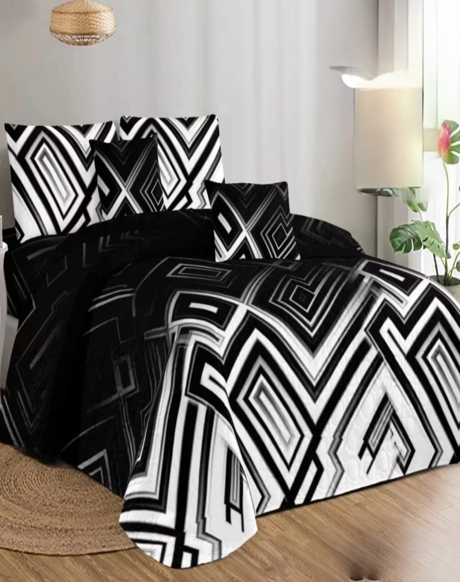 CUBRECAMA MULTICOLOR QUILT KING VERANO Y PRIMAVERA C12 - 3