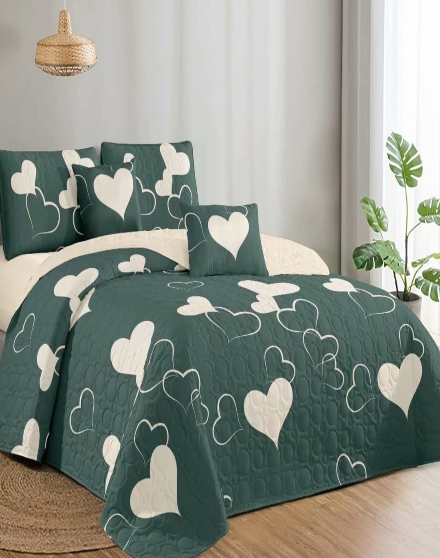 CUBRECAMA MULTICOLOR QUILT KING VERANO Y PRIMAVERA C21 - 3