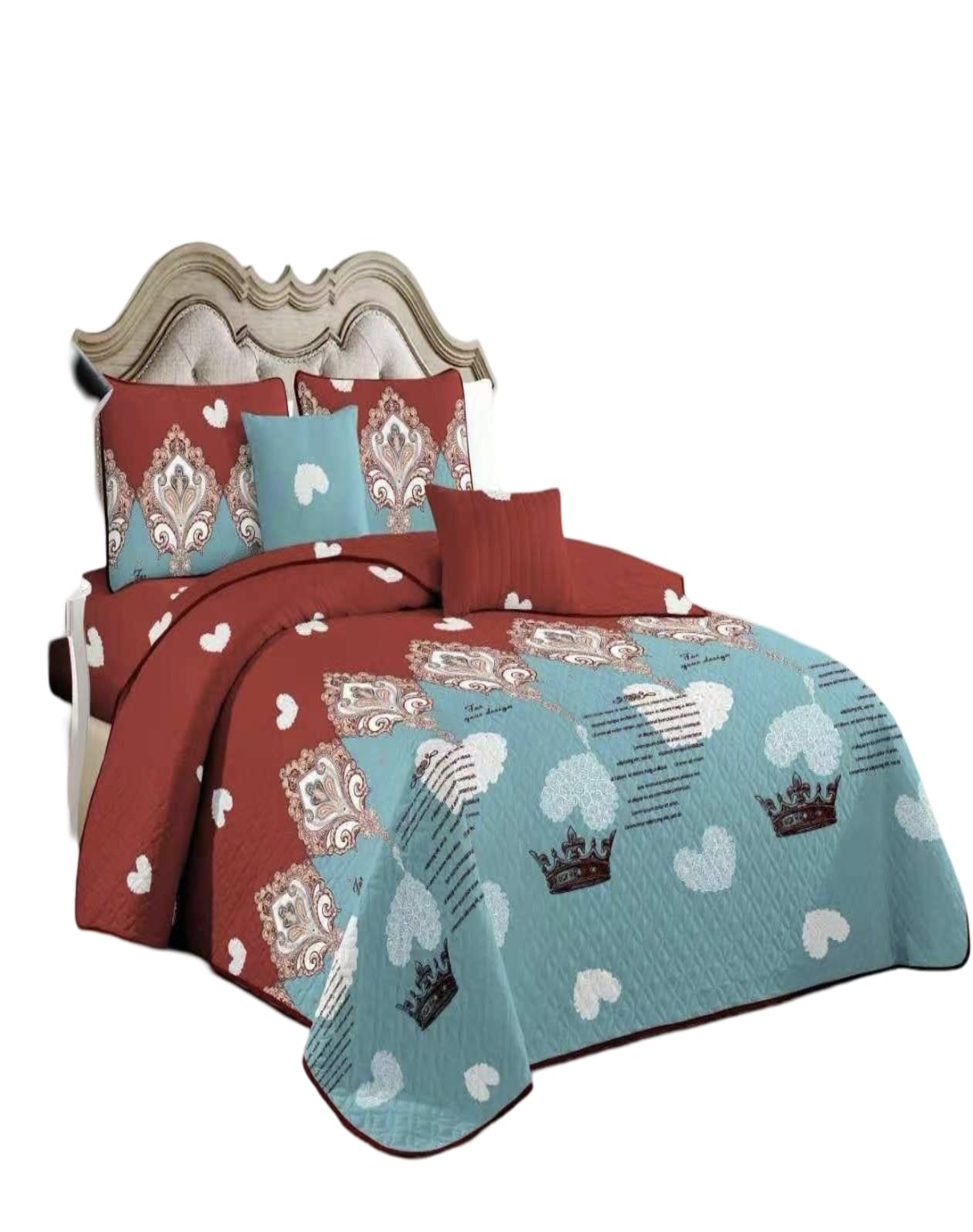 CUBRECAMA MULTICOLOR QUILT KING VERANO Y PRIMAVERA C26 - 1