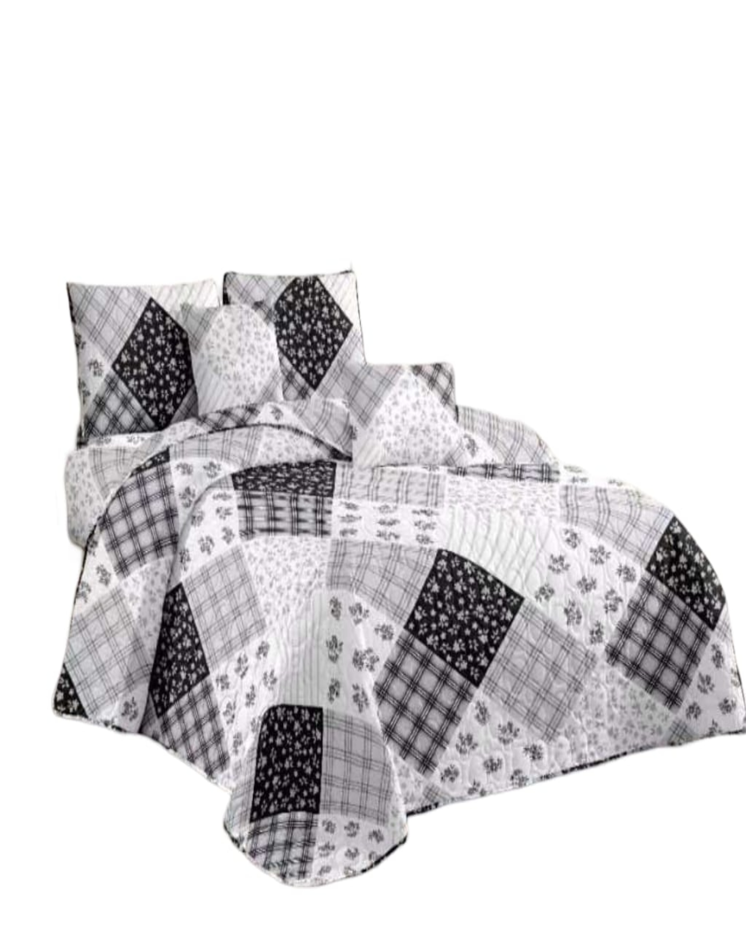 CUBRECAMA MULTICOLOR QUILT KING VERANO Y PRIMAVERA C15 - 1