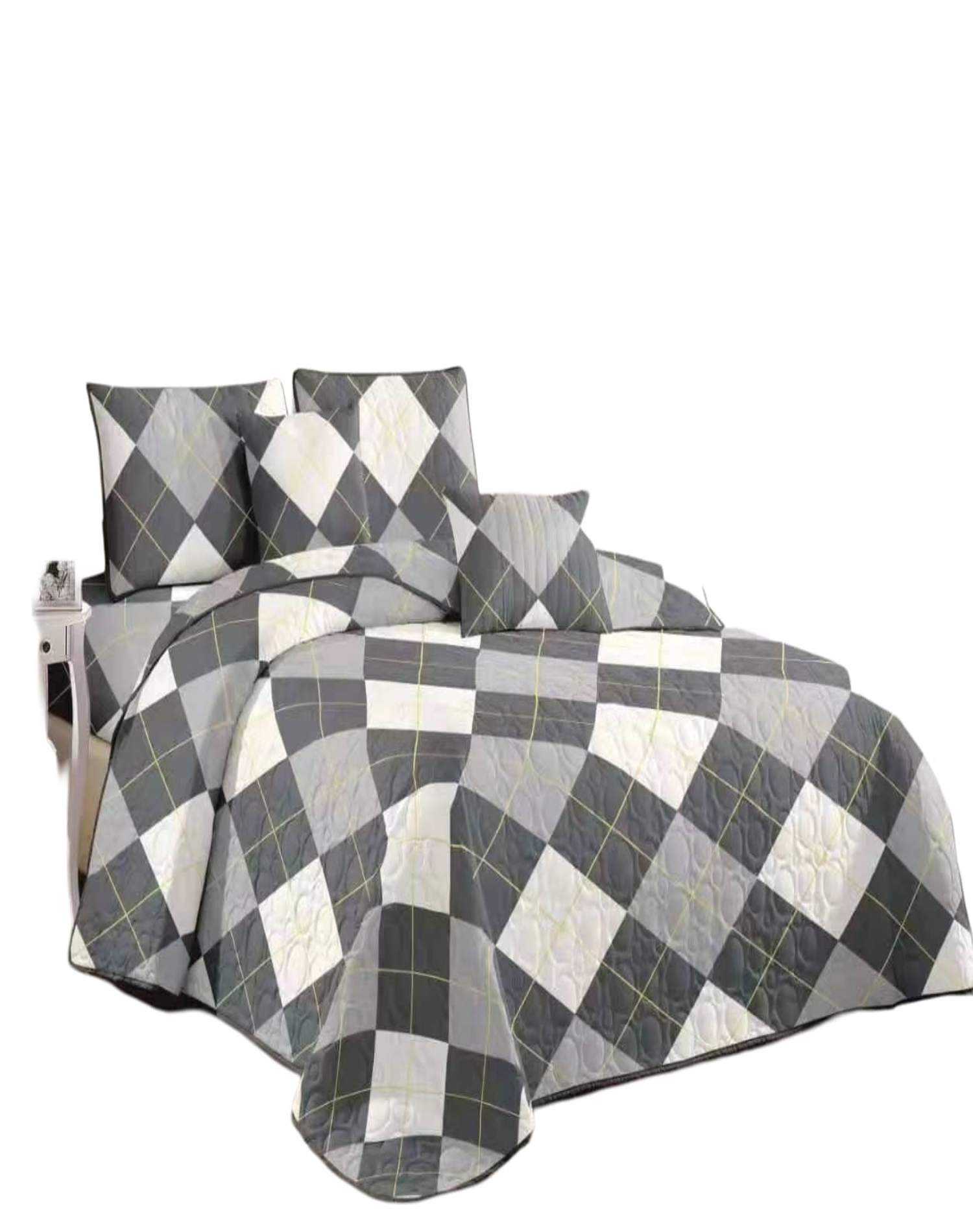 CUBRECAMA MULTICOLOR QUILT KING VERANO Y PRIMAVERA C19 - 1