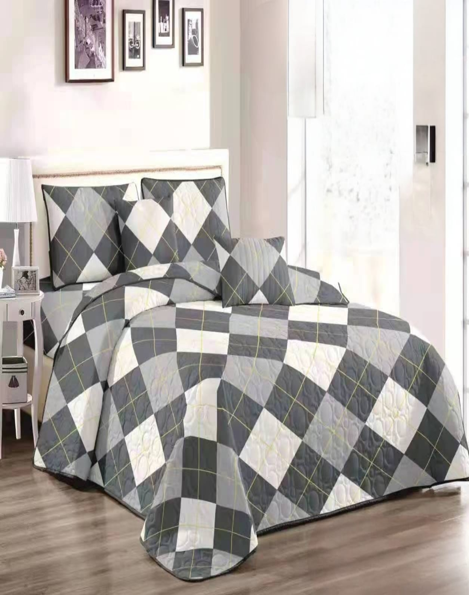 CUBRECAMA MULTICOLOR QUILT KING VERANO Y PRIMAVERA C19 - 3