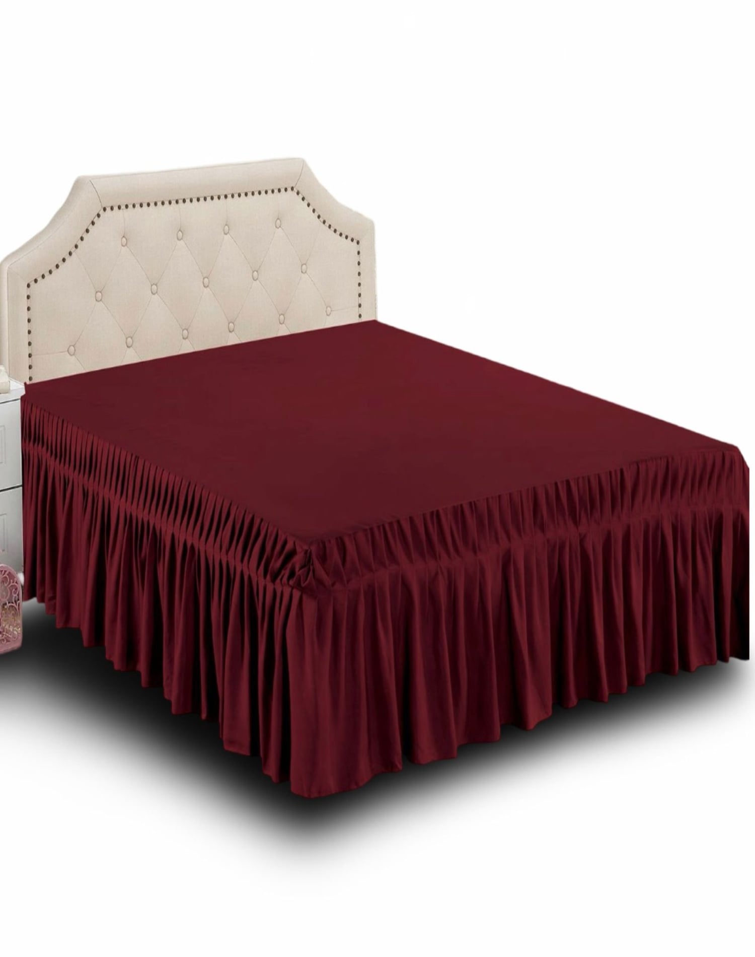 FALDÓN CAMA BURDEO 180X200 ELEGANTE Y RESISTENTE C2 - 1