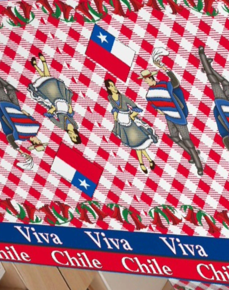 MANTEL MAS 6 FUNDAS DE SILLAS FECHAS PATRIAS 140X220CM 01 - 3