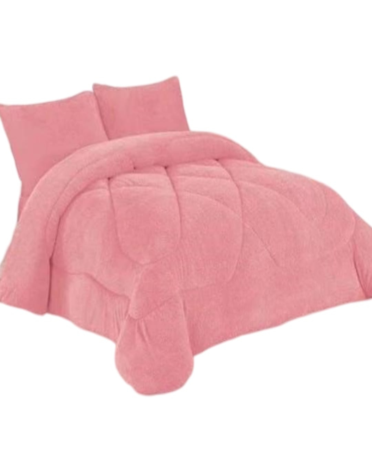 COBERTOR PLUSH ROSADO INVIERNO 230X250 CHIPORRO ULTRA CÁLIDO A35 - 2