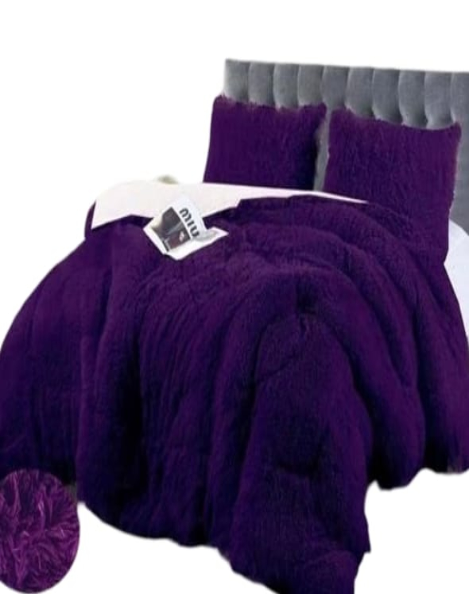 COBERTOR MORADO INVIERNO 230X250 CHIPORRO PELO LARGO C2 - 1