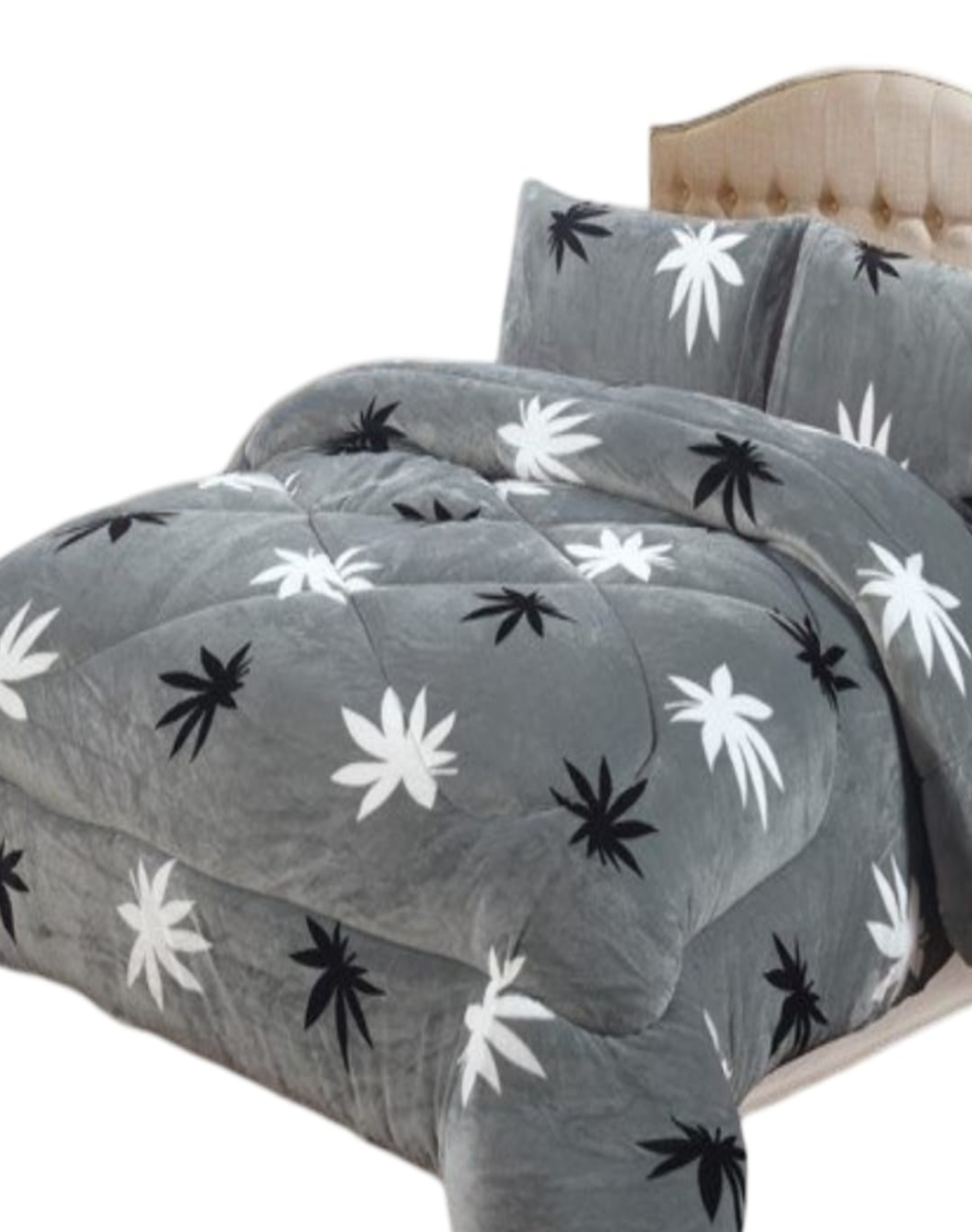 COBERTOR PLUSH MULTICOLOR INVIERNO CHIPORRO 180X230 SUAVE Y CÁLIDO B4 - 2