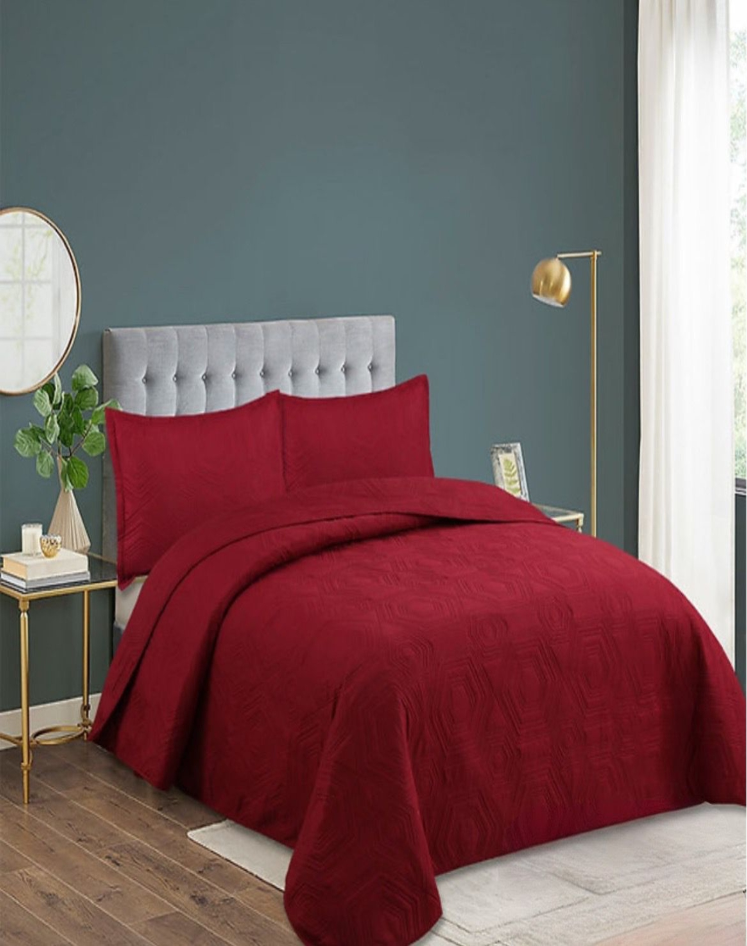 CUBRECAMA BURDEO 1P Y MEDIA QUILT VERANO + FUNDA ALMOHADA U1 - 3