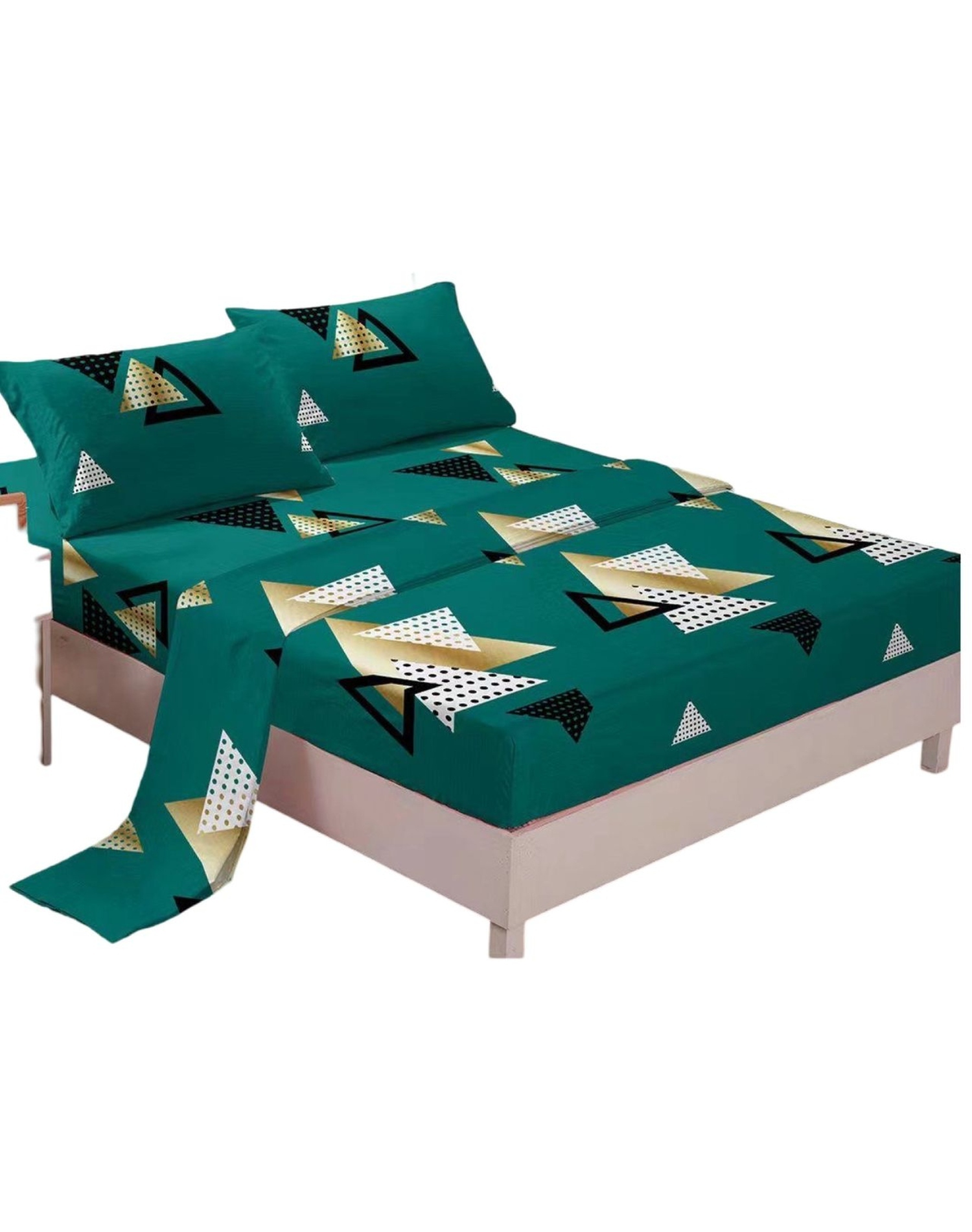 SET SÁBANAS 8O4 1.5 PLAZAS ALGODÓN MULTICOLOR SUAVES - 1