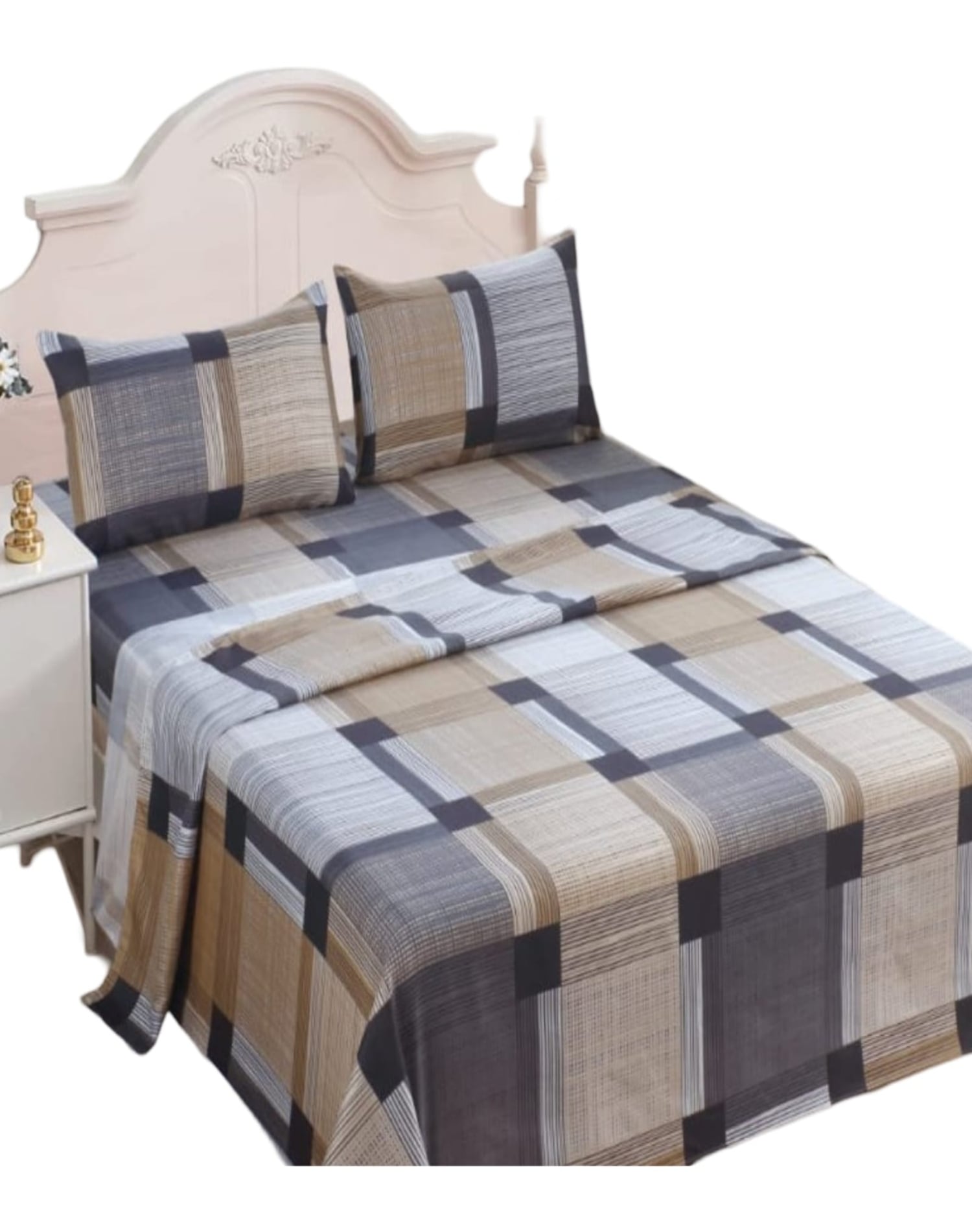 SÁBANAS 8O11 KING 144 HILOS ALGODÓN MULTICOLOR SUAVE - 1