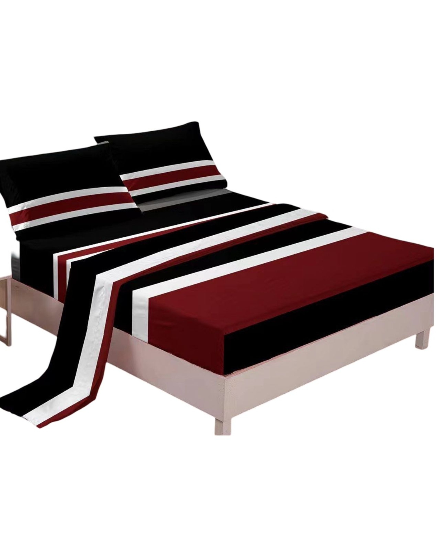 SET SÁBANAS 8O1 KING ALGODÓN MULTICOLOR SUAVES - 1