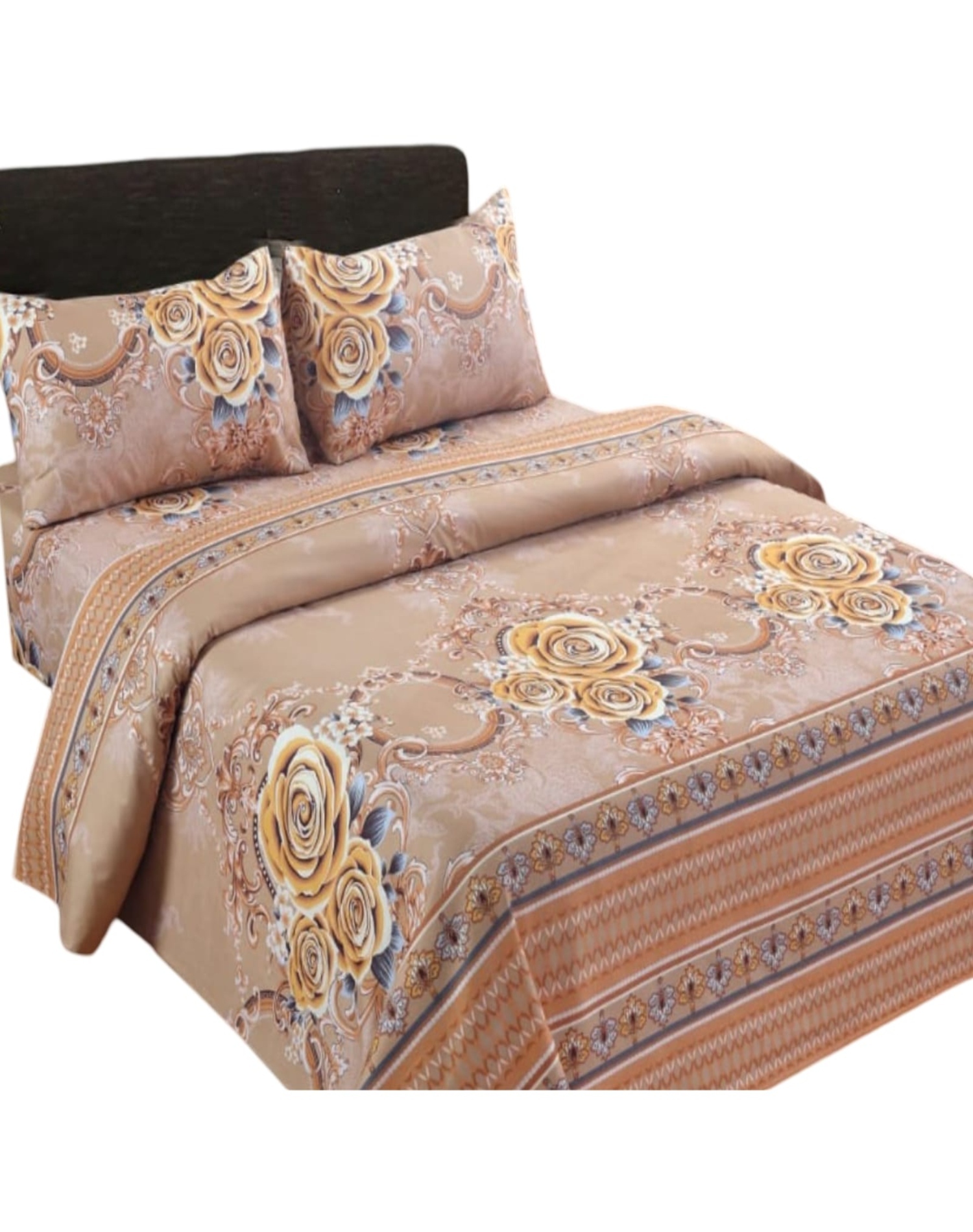 SÁBANAS 8O8 KING 144 HILOS ALGODÓN MULTICOLOR SUAVE - 1