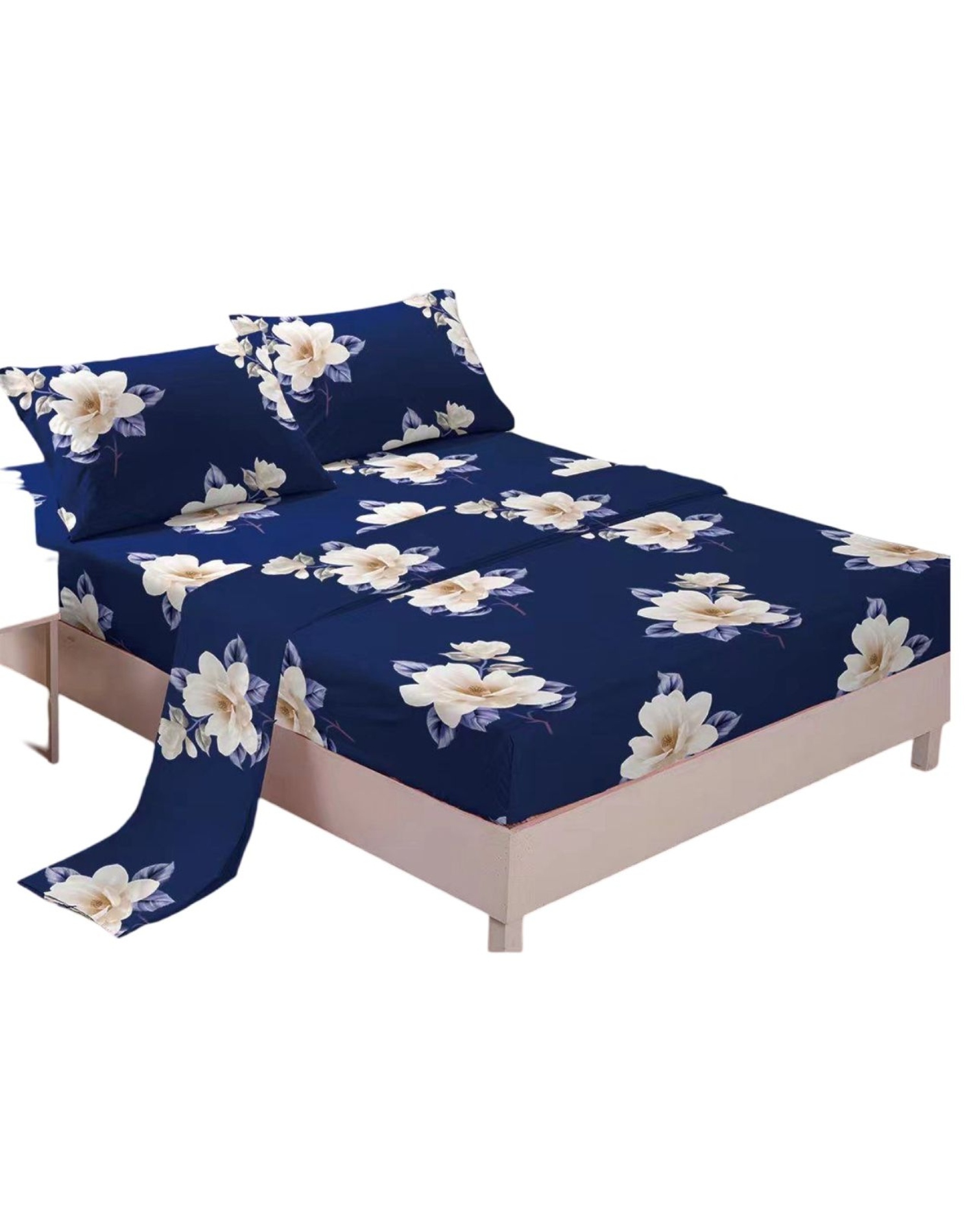 SET SÁBANAS 8O6 2 PLAZAS ALGODÓN MULTICOLOR SUAVES - 1