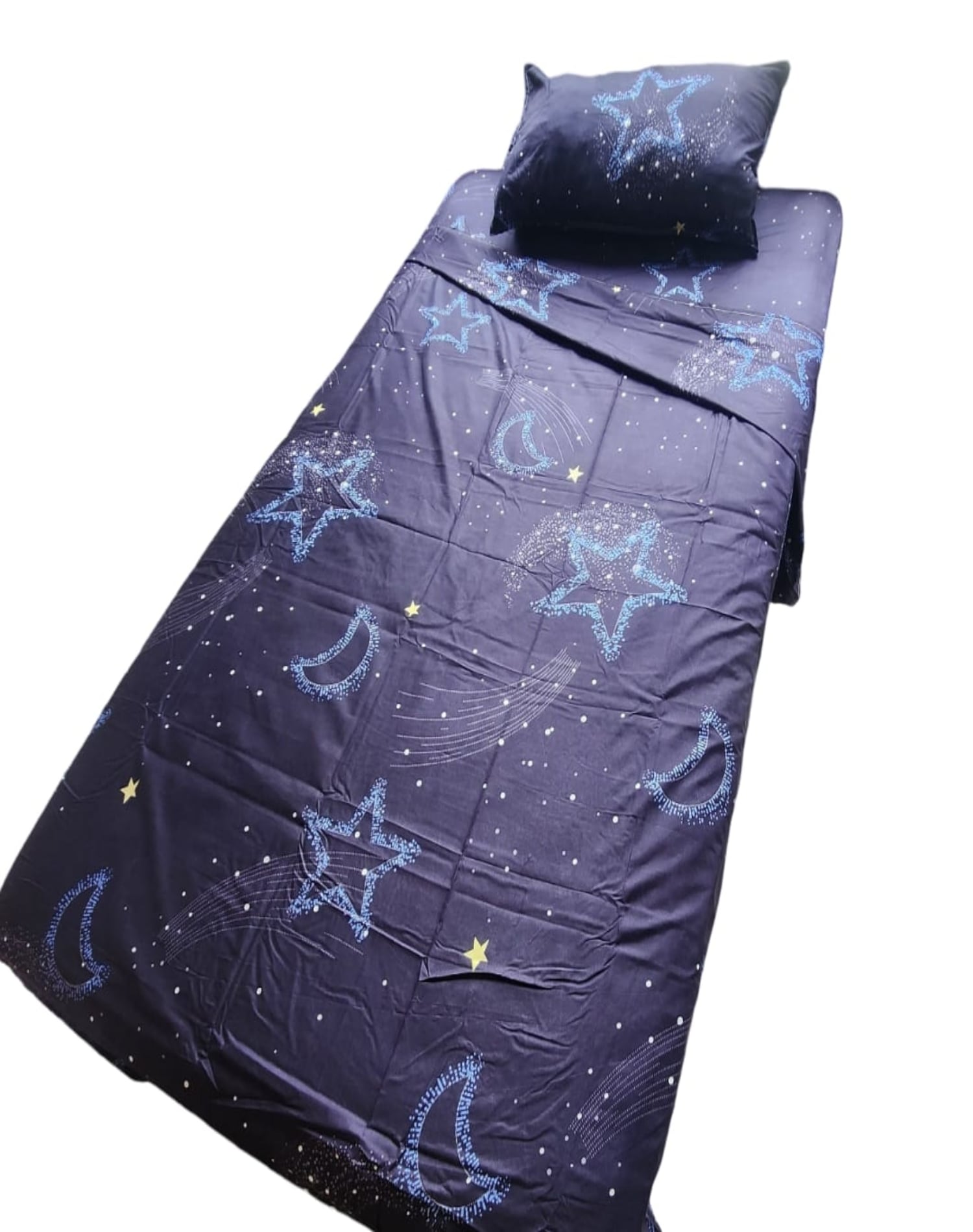 SÁBANAS 8O10 1.5 PLAZAS ALGODÓN MULTICOLOR INFANTIL NIÑA + FUNDA ALMOHADA - 1