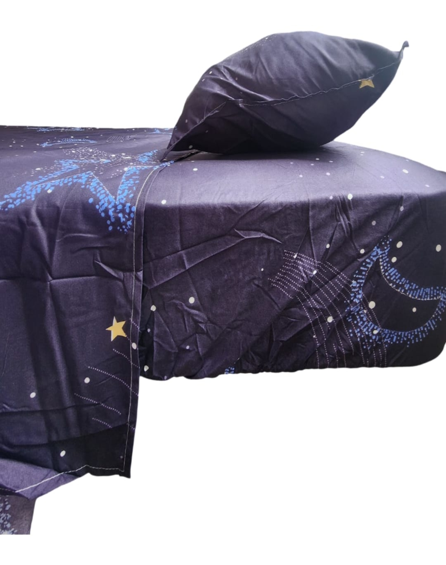 SÁBANAS 8O10 1.5 PLAZAS ALGODÓN MULTICOLOR INFANTIL NIÑA + FUNDA ALMOHADA - 2