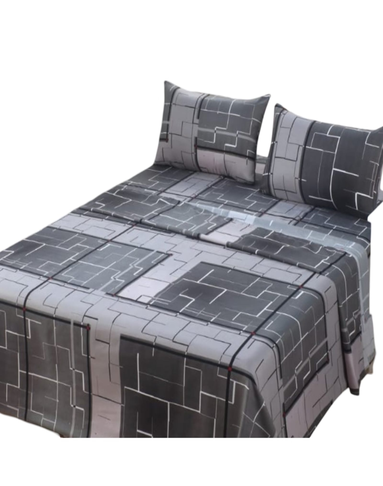 SÁBANAS 8O15 1.5 PLAZAS 144 HILOS ALGODÓN MULTICOLOR SUAVE - 2