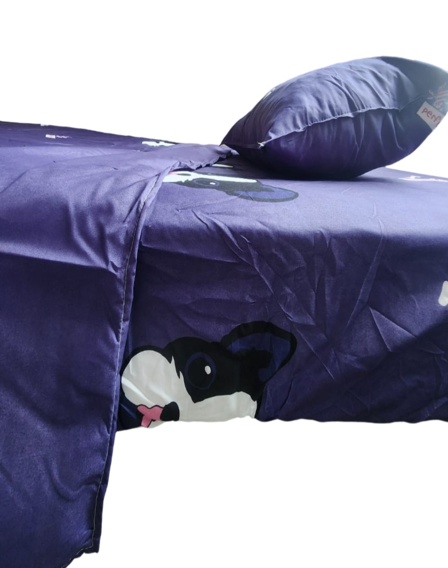 SÁBANAS 8O9 1.5 PLAZAS ALGODÓN MULTICOLOR INFANTIL NIÑA + FUNDA ALMOHADA - 2