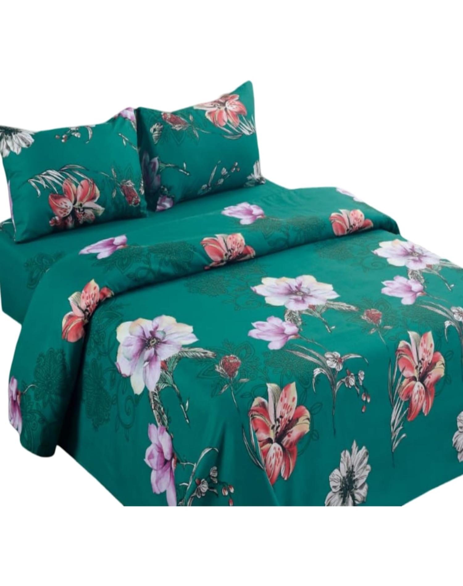SÁBANAS 2 PLAZAS 144 HILOS ALGODÓN MULTICOLOR SUAVE 8O16 - 1