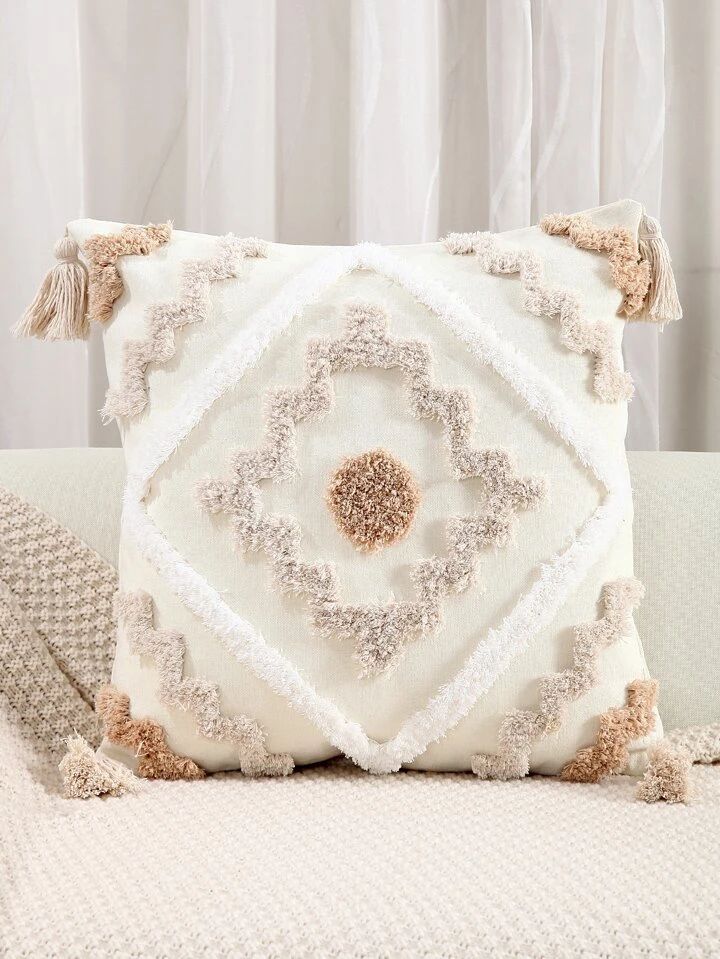 FUNDA COJÍN SET 4 BOHO B4 45 X 45 CM MULTICOLOR - 1