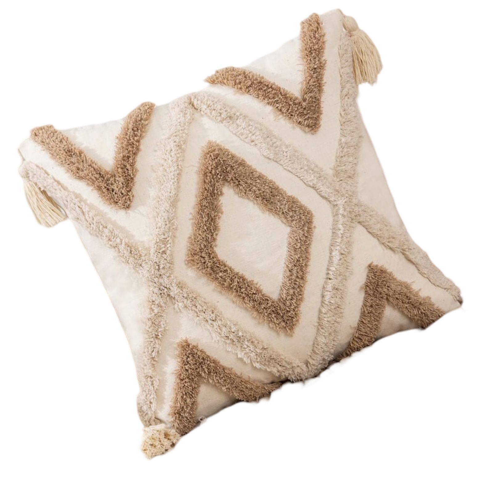 FUNDA COJÍN SET 4 BOHO 45 X 45 CM MULTICOLOR - 2