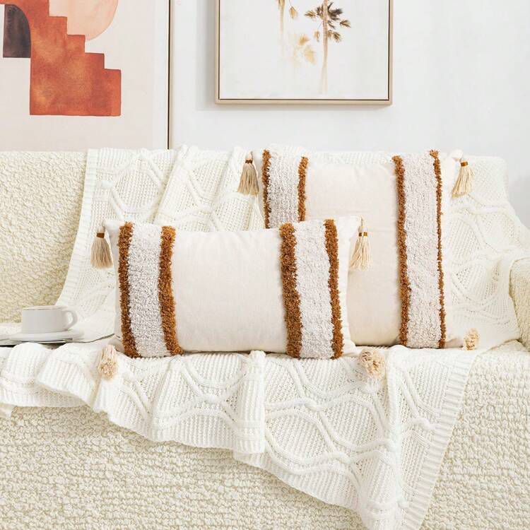 FUNDA COJÍN SET 4 BOHO B2 45 X 45 CM MULTICOLOR - 2