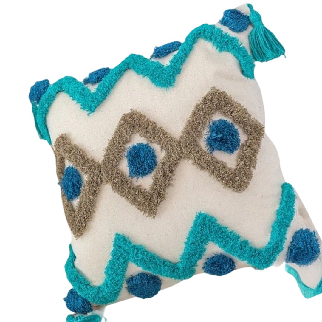 FUNDA COJÍN SET 4 BOHO B9 45 X 45 CM MULTICOLOR - 2